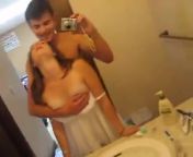 Быстрый перепихончик в ванной с женой